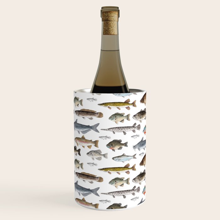 A Few Freshwater Fish Wine Chiller