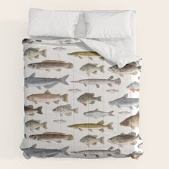 A Few Freshwater Fish Comforter
