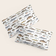 A Few Freshwater Fish Pillow Sham
