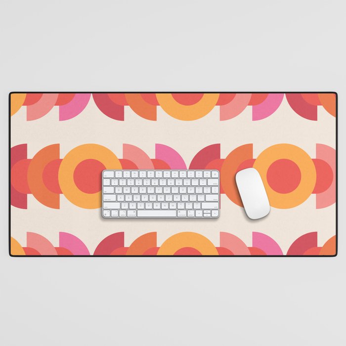 70's pattern no1 Desk Mat