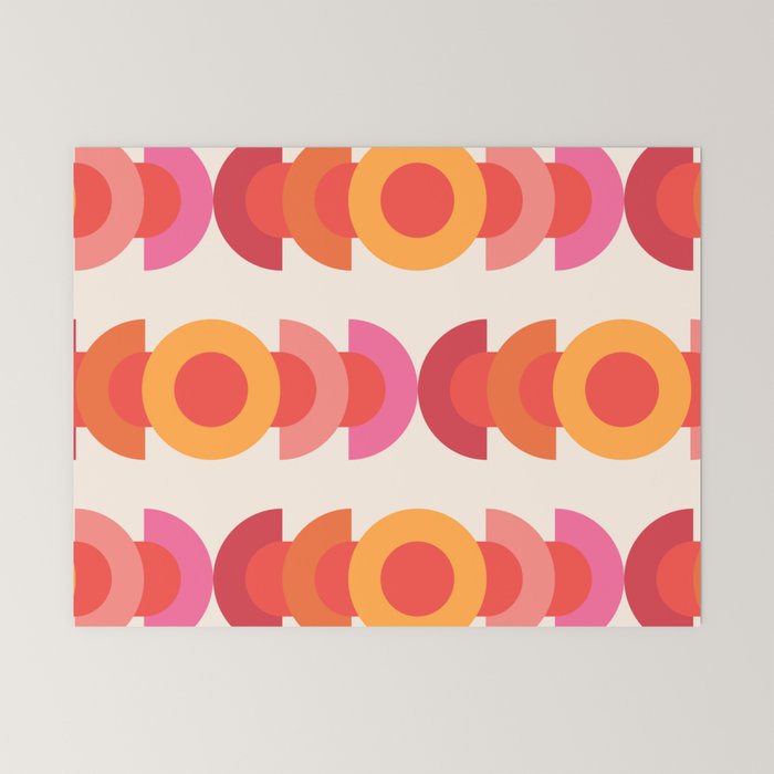 70's pattern no1 Mini Art Print