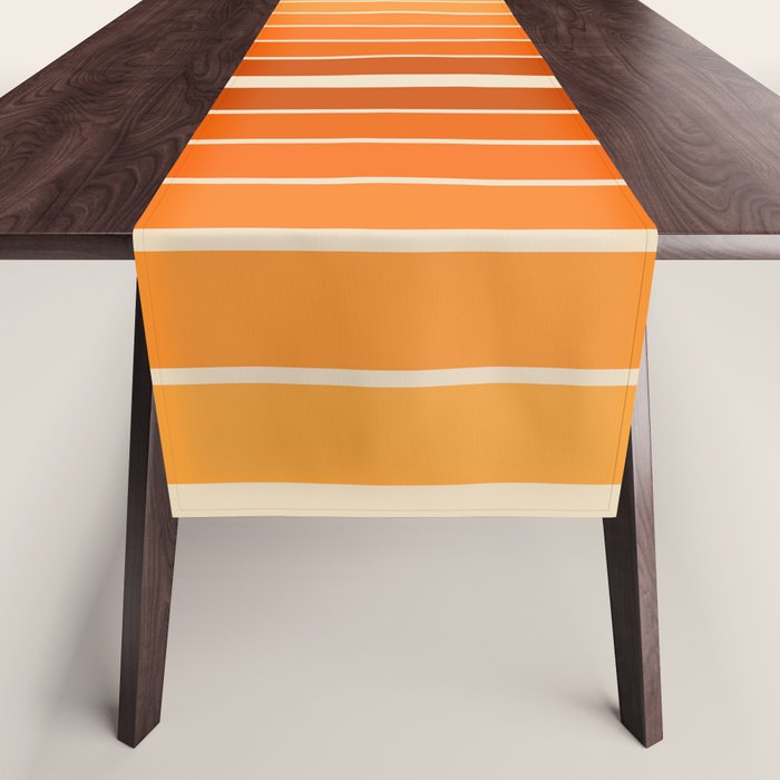 70s Retro Vintage Style Minimal Design 553 Table Runner