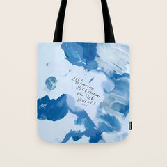 "Here's To Finding Joy, Every Day On The Journey" Tote Bag