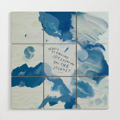 "Here's To Finding Joy, Every Day On The Journey" Wood Wall Art