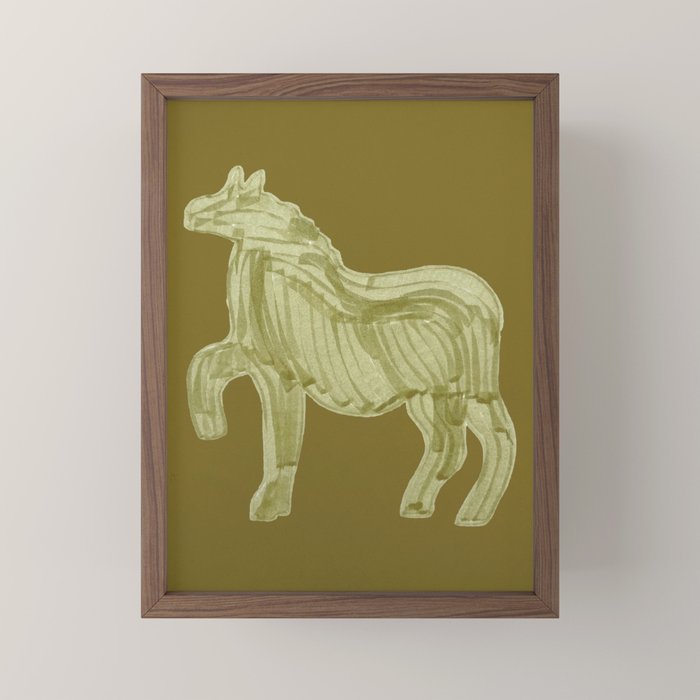 A Horse Says Hello Mini Art Print