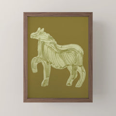 A Horse Says Hello Mini Art Print