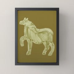 A Horse Says Hello Mini Art Print