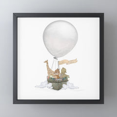 a little balloon adventure Mini Art Print