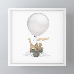 a little balloon adventure Mini Art Print