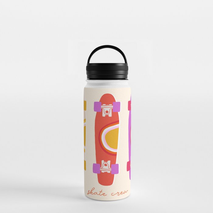 70's skate crew Water Bottle