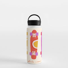 70's skate crew Water Bottle