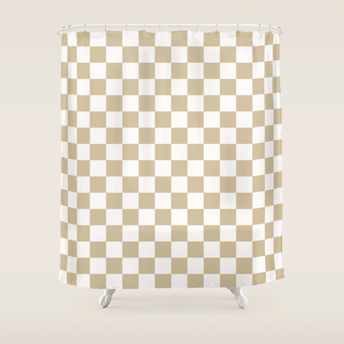 1989 Check Shower Curtain