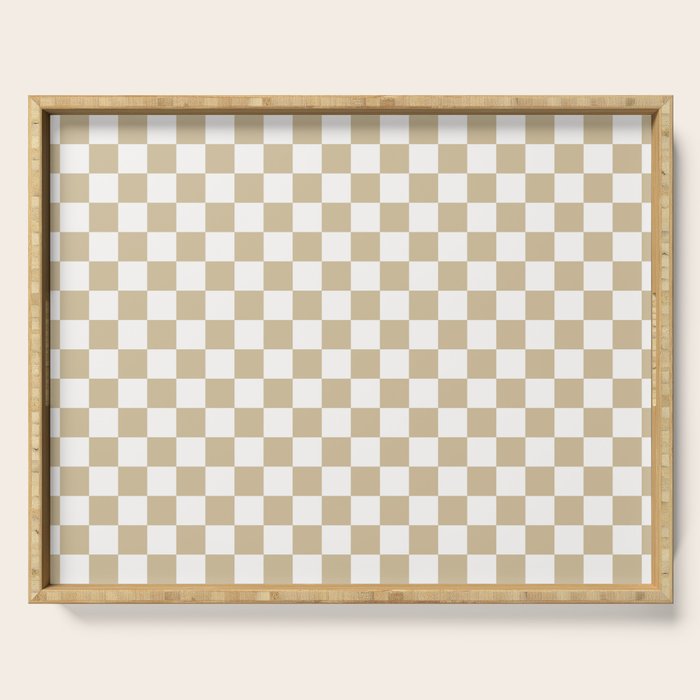 1989 Check Serving Tray