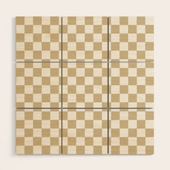 1989 Check Wood Wall Art