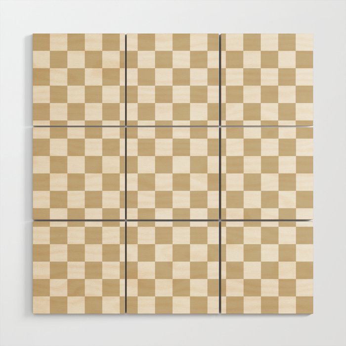 1989 Check Wood Wall Art