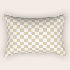 1989 Check Rectangular Pillow