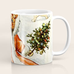To Wish You A Merry Christmas' by Louis Wain Coffee Mug
