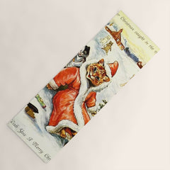 To Wish You A Merry Christmas' by Louis Wain Yoga Mat