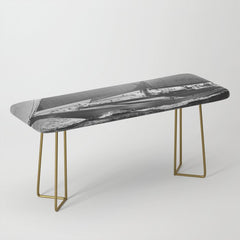 12-meter Sailing Yacht America's Cup Races nautical black and white photograph Bench