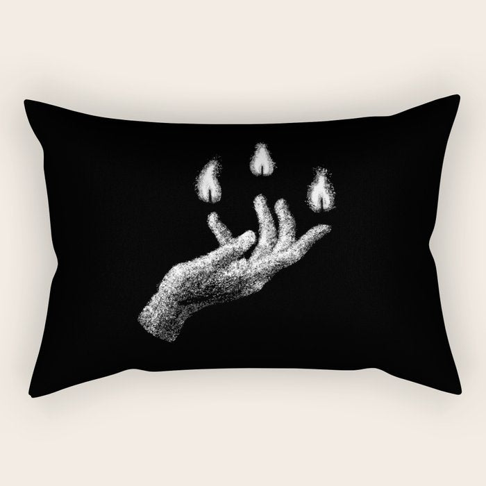 A Light in the Dark Rectangular Pillow