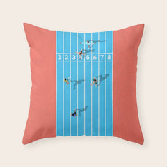 100m  Throw Pillow