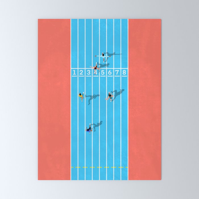 100m  Mini Art Print