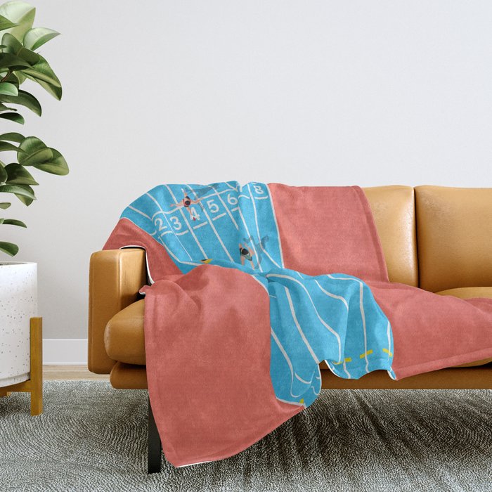 100m  Throw Blanket