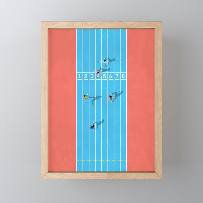 100m  Mini Art Print