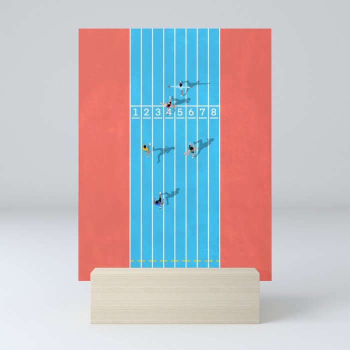 100m  Mini Art Print