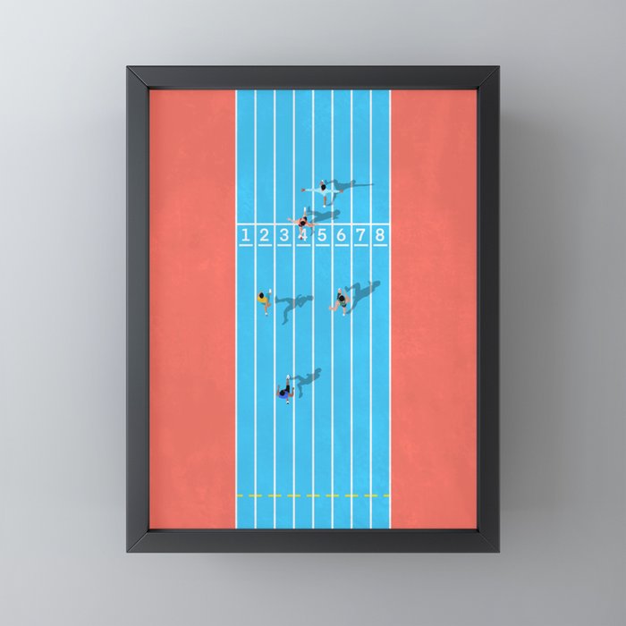 100m  Mini Art Print