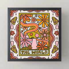 21. World Tarot Mushroom Mini Art Print