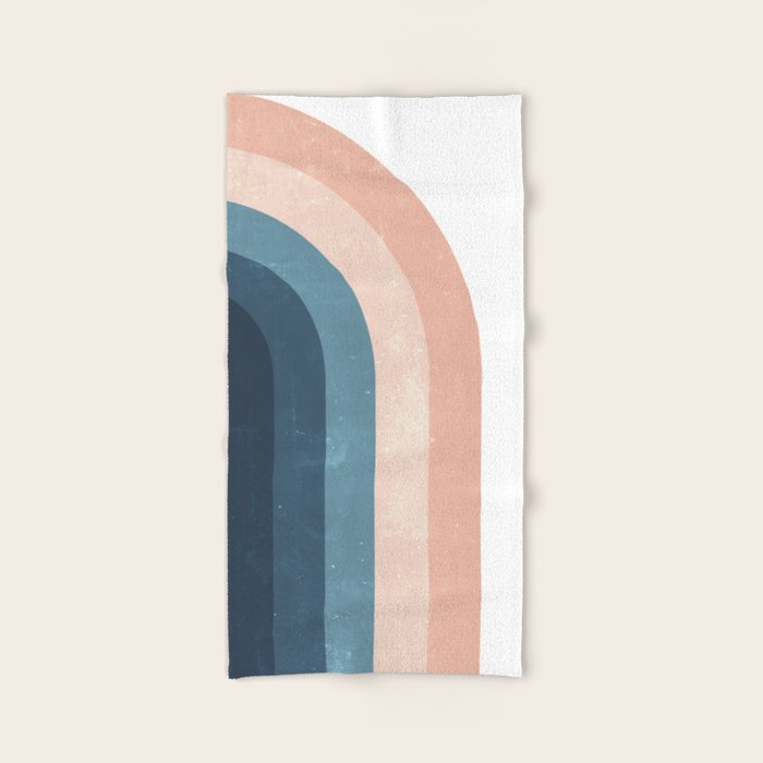 70s Rainbow Bath Towel