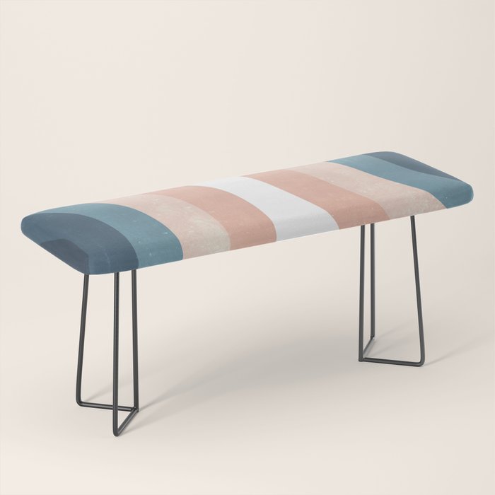 70s Rainbow Bench