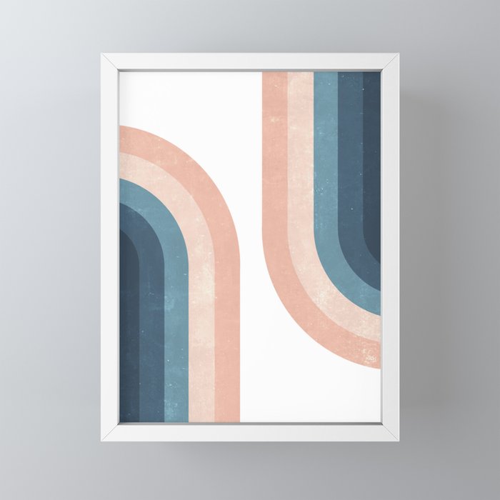 70s Rainbow Mini Art Print
