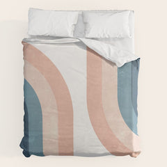 70s Rainbow Duvet Cover