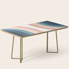 70s Rainbow Coffee Table