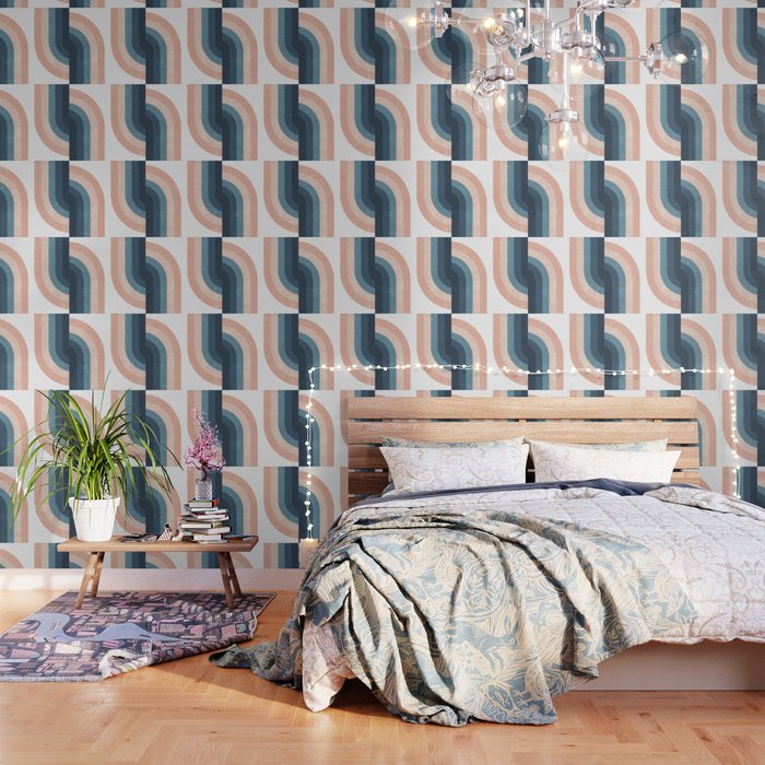 70s Rainbow Wallpaper