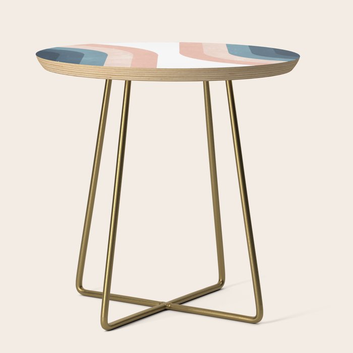 70s Rainbow Side Table