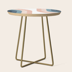 70s Rainbow Side Table
