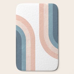 70s Rainbow Bath Mat