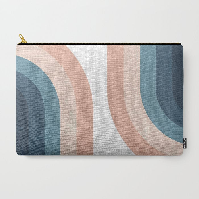 70s Rainbow Carry All Pouch