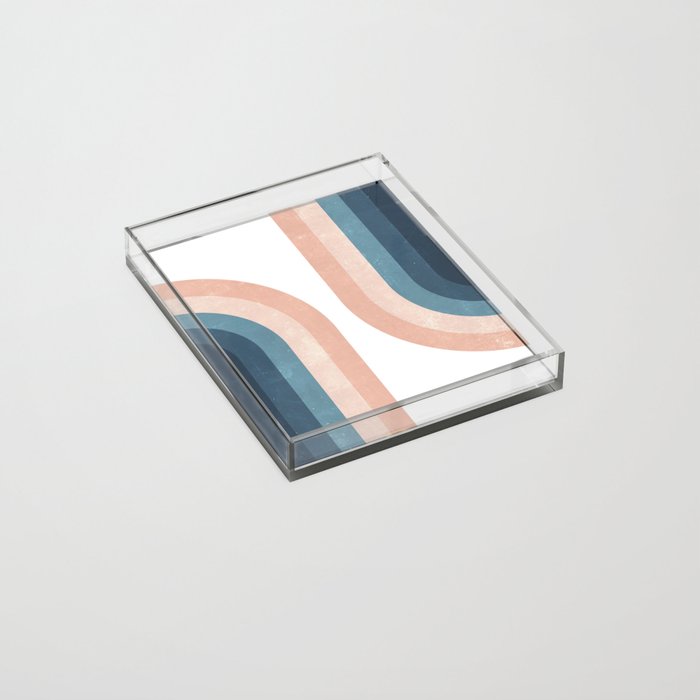 70s Rainbow Acrylic Tray