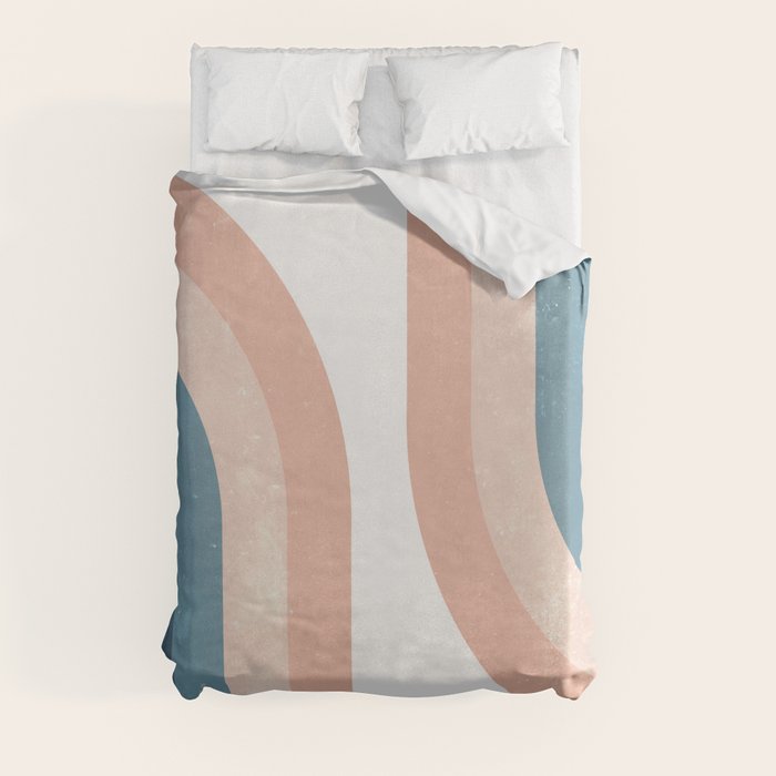 70s Rainbow Duvet Cover