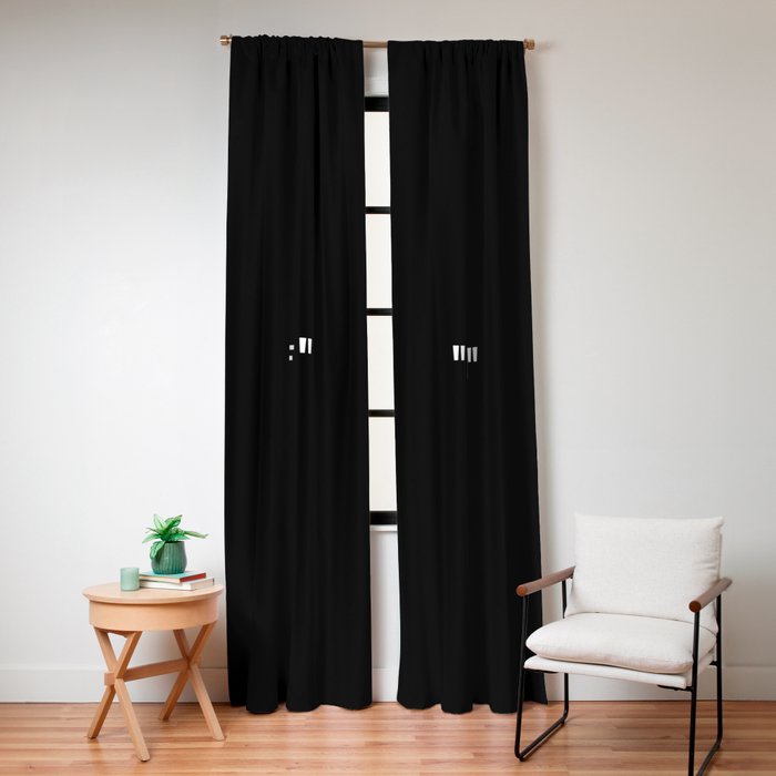 "KEEP OFF" Dark Edition Window Curtain