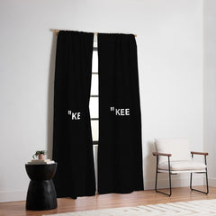 "KEEP OFF" Dark Edition Window Curtain