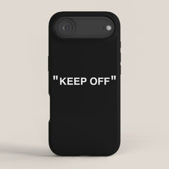 "KEEP OFF" Dark Edition iPhone Case