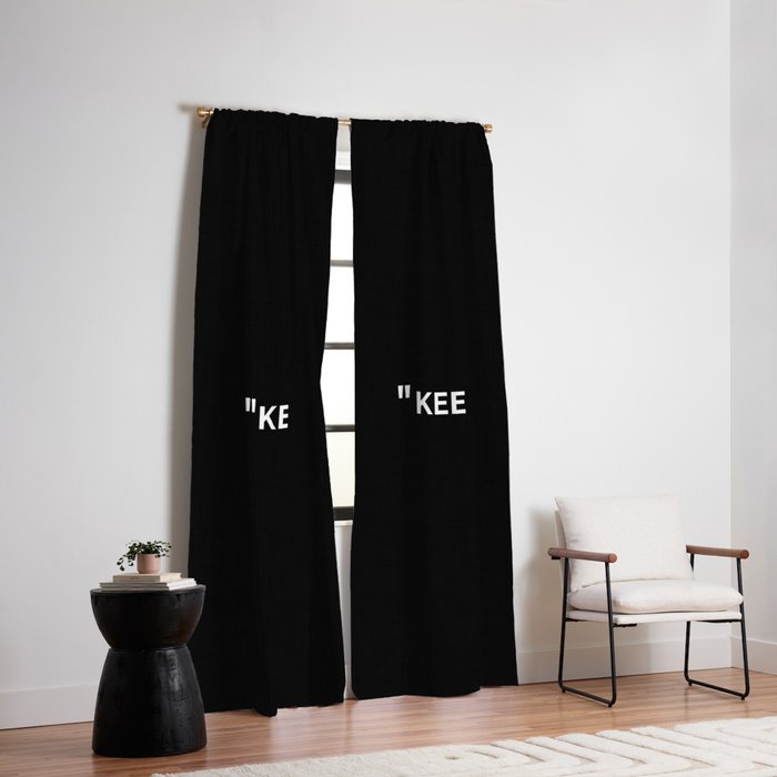 "KEEP OFF" Dark Edition Window Curtain