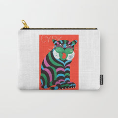 1975 CYRK Polish Circus Tiger Advertising Poster Carry All Pouch
