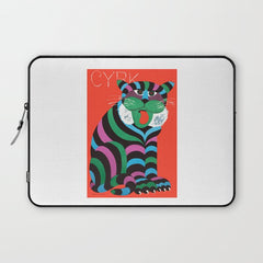 1975 CYRK Polish Circus Tiger Advertising Poster Laptop Sleeve