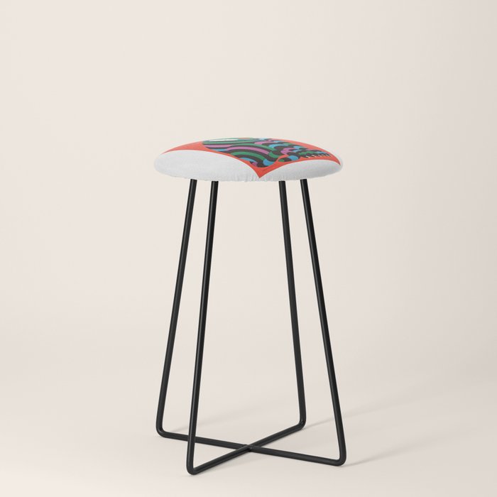 1975 CYRK Polish Circus Tiger Advertising Poster Stool